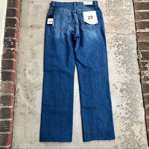 NWT Re/Done Redone Jeans 90s High Rise Loose Fit Medium Wash 100% Cotton 29 - Picture 6 of 9